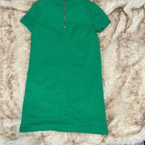 London Times Petite Green Checkered Shift Dress | Sz 4P - Picture 6 of 7